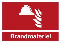 Brandskilt brandmateriel plast (a6) 105 x 148 mm h429pa6