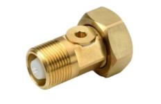 JCH vandmålerforskruning med kontraventil 1´´ x 3/4´´ L=80mm.