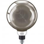 Billede af Philips Filament LED Globepære E27 6,5W 4000 (6,5W=25W) 270 lumen smoky - dæmpbar (A)