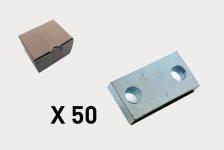 CUBIC 50 stk. Spændestykke, 30mm