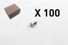 Cubic 100 skrue, 6 kt., uden skaft