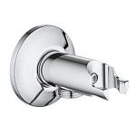 Billede af GROHE SENA slangeudtag med bruseholder. Forkromet