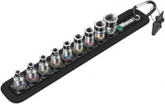 Wera topnøglsæt 1/4 zyklop belt a 1 med holdefunktion 10dele 4-23mm