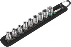 Wera topnøgle-/bitssæt 1/4 zyklop belt a 4 9dele 5-13mm