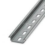 Din-skinne ns35/7,5 med huller 6,2*15 mm forzinket l=2m