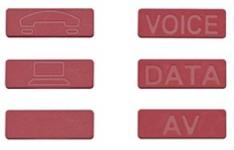 Farve icon for atlas-x1 og ax0 modular jack mørkerød