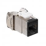 Modular jack atlas-x1 kat8 rj45 tool-less stp sort
