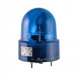Harmony xvr ø120 mm roterende signallampe med led og lydgiver på op til 90db og ip23 i blå farve 24vac/dc