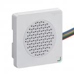 Lydenhed din72 for mp3 filer hvid npn input 12-24vdc forsyning