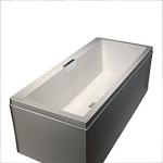 Strømberg L-panel til badekar Carronite 1700x700x540mm