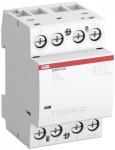 Installationskontaktor 4-polet 4no ac-1 63a ved 55 grader 400v ac styrespænding 230v ac/dc