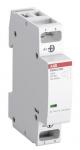 Installationskontaktor 2-polet 1no+1nc ac-1 20a ved 55 grader 250v ac styrespænding 110v ac/dc