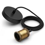 v 230 w 60 guld -fatning og retroledning pendel