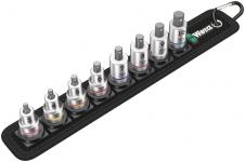 Wera bits top sæt 3/8 indvendig sekskant/unbrako zyklop belt b 2 med holdefunktion 8dele 30x35-10x38,5mm
