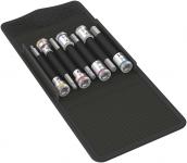 Wera bits top sæt 3/8 indvendig sekskant/unbrako zyklop 8740 b hf 1 med holdefunktion 7dele 4x107-10x100mm
