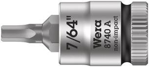 Wera bits top 1/4 zyklop 8740 a med holdefunktion 7/64x28mm