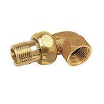 PURAFIT vinkelunion 2´´ muffe/nippel. Siliciumbronze. Blyfri.