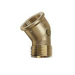 PURAFIT vinkel 1.1/2´´ muffe/nippel. 45 °. Siliciumbronze. Blyfri.