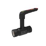 Broen Ballomax stålkugleventil 1´´ DN25. Sort Full flow. Muffe-muffe. PN25. Høj spindel