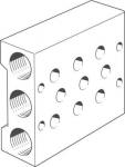 Manifold block prs-1/8-3-b