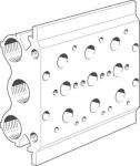 Manifold block prs-1/4-3-b