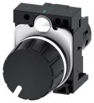 Sirius act potentiometer kompakt 22 mm rund plastik sort 1k ohm