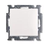 ABB-basic55 1-polet afbryder, mat hvid, 10A, 1 modul, leveresinklusive tangent