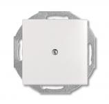 Abb-basic55 blænddæksel mat hvid 1 modul