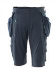 Mascot Advanced Shorts, aftagelige hængelommer, Stretch, mørk marine 17149-311 - C48 | Bukser | Baglomme | DISCOUNT