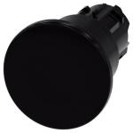 Paddetrykknap 22 mm rund plastik sort 40 mm låsende