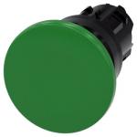 Paddetrykknap 22 mm rund plastik grøn 40 mm