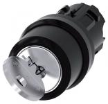 Siemens 3SU10004CF010AA0 3SU1000-4CF01-0AA0 Nøglekontakt Off/On 1 x 90 ° IP66, IP67, IP69/IP69K 1 stk Piece