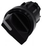 Belyst drejeafbryder 22 mm rund plastik sort drejeafbryder kort 2 afbryder positioner o