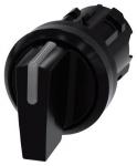Belyst drejeafbryder 22 mm rund plastik sort drejeafbryder kort 3 afbryder positioner i>o