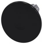 Paddetrykknap 22 mm rund metal skinnede sort 60 mm låsende