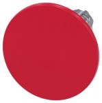 Paddetrykknap 22 mm rund metal skinnede rød 60 mm låsende