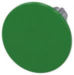 Paddetrykknap 22 mm rund metal skinnede grøn 60 mm