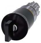 Paddetrykknap 22 mm rund metal skinnede sort 40 mm med ces lås låsenummer vl5