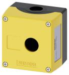 Siemens 3SU1801-0AA00-0AB2 3SU18010AA000AB2 Tomt kabinet, 1 monteringsplads (L x B x H) 85 x 85 x 64 mm, gul, 1 stk., 85 mm, 248 g, 94 mm, 98 mm, 81 mm
