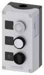 Kapsling 3 kontrol punkter plastik c=indikator lys klar label led 24 v skrue