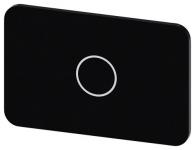 Mærkningsplade til label holder label str.17.5 x 27 mm sort label hvid font grafisk symbol: o
