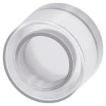 Silikonfri beskyttelsescover for trykknap flad 22 mm klar
