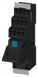 Plug-in relæ komplet enhed 4 w 24 v dc led modul rød base med logic isolation fjeder terminal (push-in)