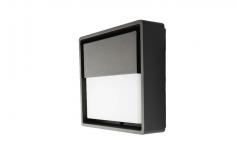 3000k led 6w grafit wall square frame