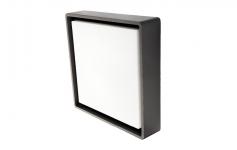 dlys n sensor 3000k led grafit maxi square frame