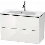 Duravit L-Cube vaskeskab Compact 820x391 mm. Hvid højglans, passer til vask 234283