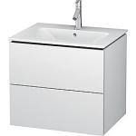 Duravit L-Cube håndvaskeskab 550x620x481mm hvid mat, med 2 skuffer til ME by Starck håndvask 233663