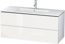 hjglans hvid cm 48 x 122 vaskeskab l-cube duravit