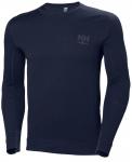 Hh workwear lifa merino uld undertrøje med lange ærmer 75106 navy 4xl