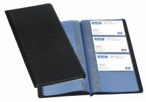 Visitkortmappe bantex sort 3550